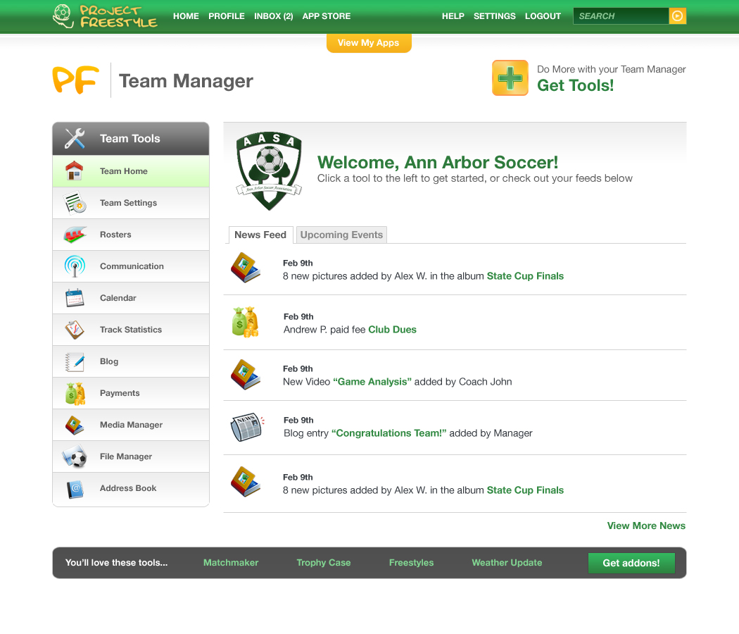 Team Page